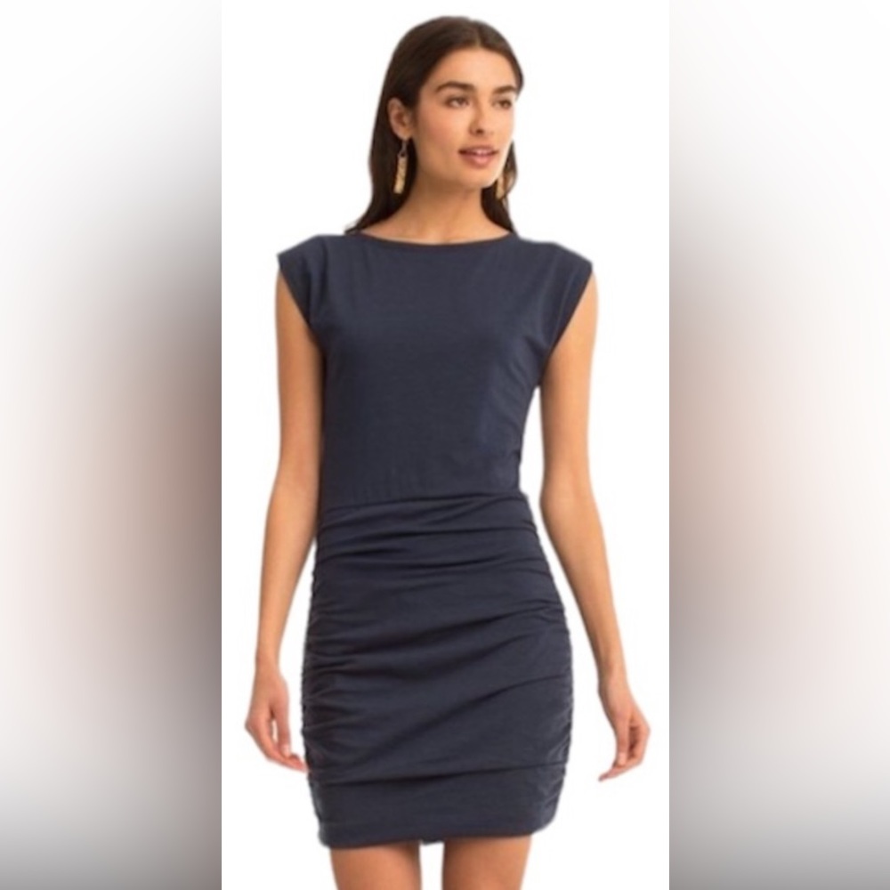 SYNERGY Med recycled poly Miranda dress NWT